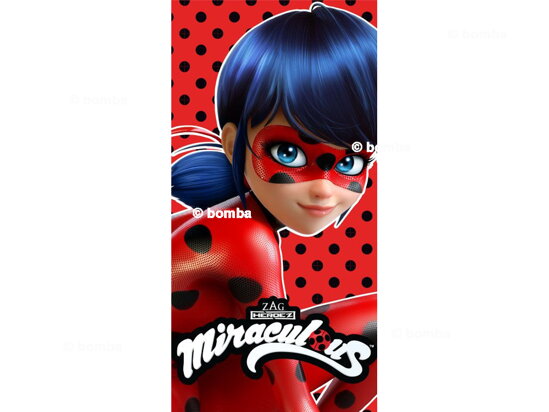 Dziecięcy ręcznik plażowy Miraculous Ladybug