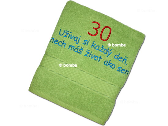 Ręcznik na 30 urodziny dla mężczyzny SK
