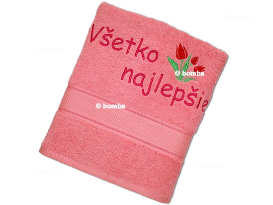Ręcznik Wszystkiego najlepszego dla kobiety SK