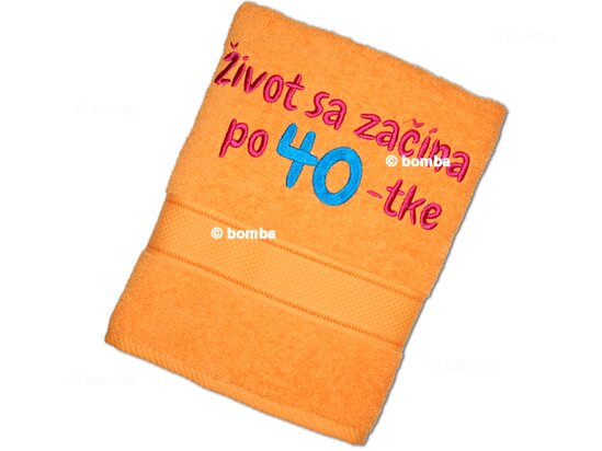 Ręcznik Życie zaczyna się po 40 SK