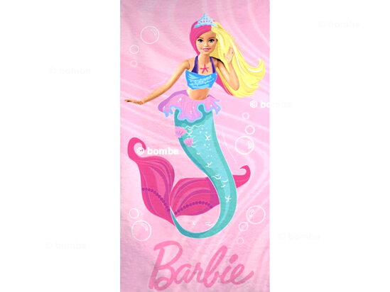 Dziecięcy ręcznik Barbie Syrena