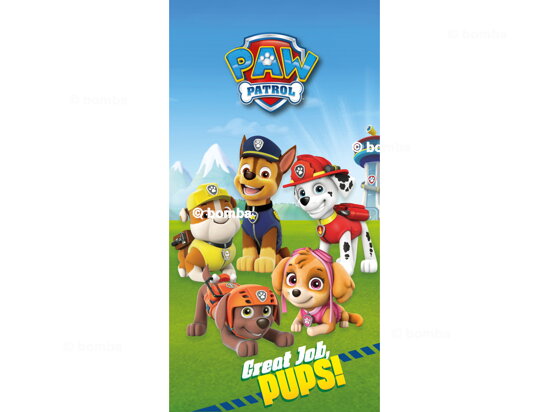 Ręcznik dziecięcy Paw Patrol Great Job