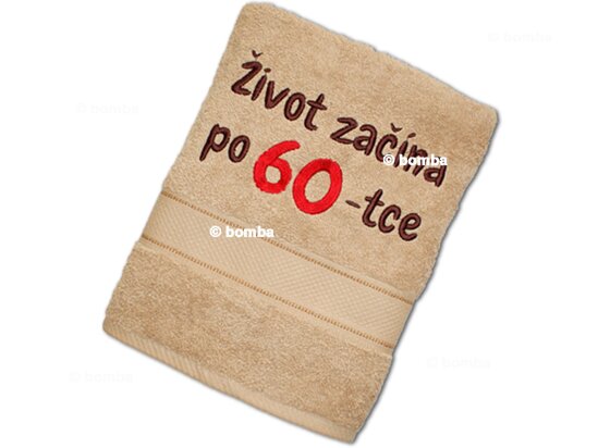 Ręcznik Życie zaczyna się po 60 CZ