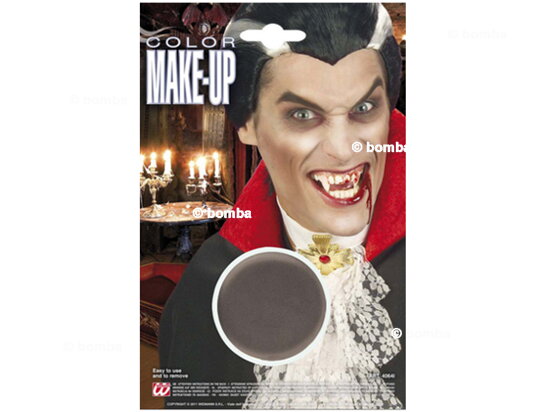 Szary makijaż na Halloween