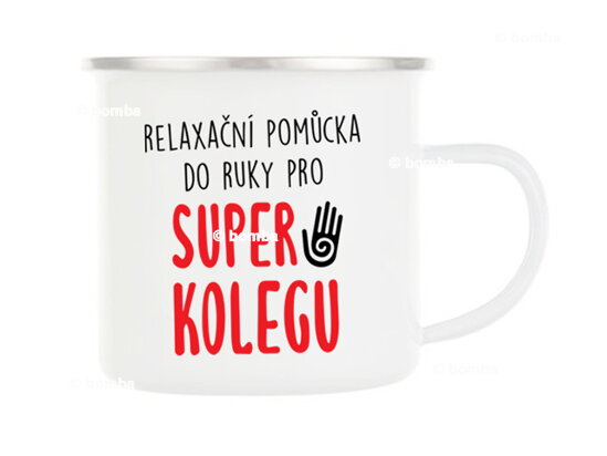 Kubek blaszany dla super kolegi CZ