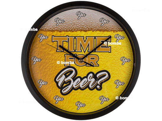 Zegar ścienny dla prawdziwych piwoszy