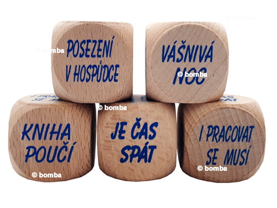 Drewniana kostka - co robić wieczorem CZ