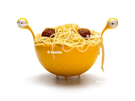Sitko do spaghetti Potwór z dużymi oczami