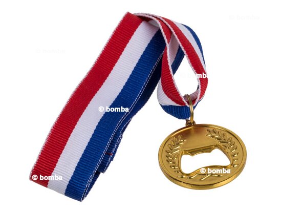 Medal w kształcie otwieracza do butelek