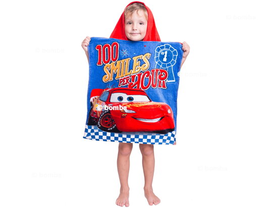 Dziecięce ponczo Cars - McQueen i Mater