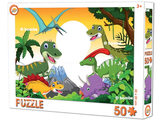 Puzzle dla dzieci Dinozaury - 50 części