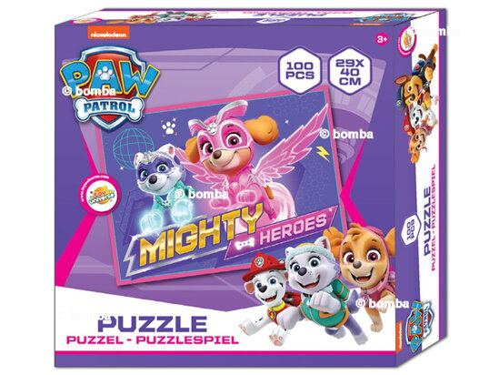 Puzzle Paw Patrol Mighty Heroes - 100 części