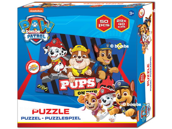 Puzzle Paw Patrol - Pups On The Go! - 50 części