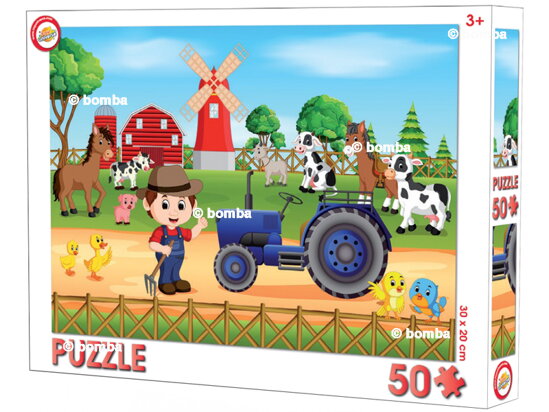 Puzzle dla dzieci Farma - 50 części