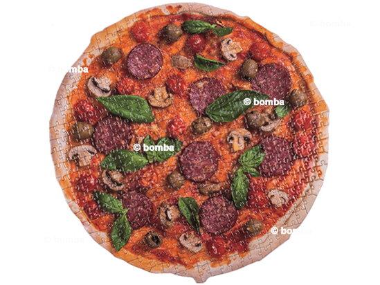 Zabawne puzzle Pizza w oryginalnym pudełku