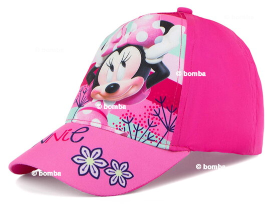 Różowa czapka Myszka Minnie - rozmiar 54