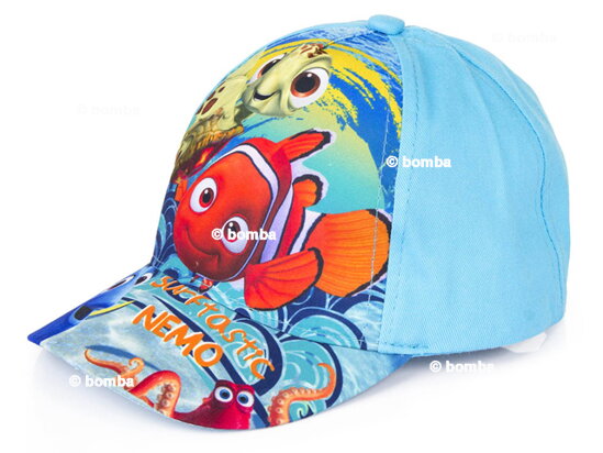 Niebieska czapka dziecięca Nemo - rozmiar 48