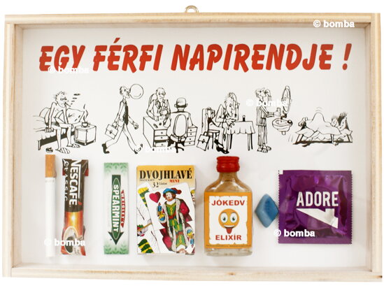 Podstawowe wyposażenie mężczyzny na jeden dzień HU