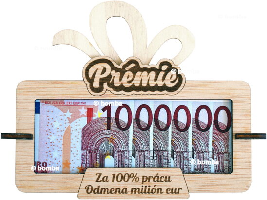 Ramka na pieniądze Premie za 100% pracę SK