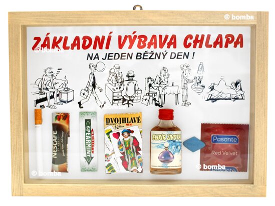 Podstawowe wyposażenie mężczyzny na jeden dzień CZ