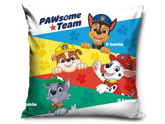Kolorowa poduszka dziecięca Paw Patrol Team