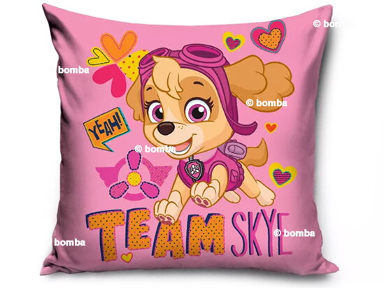 Różowa poduszka Paw Patrol Skye