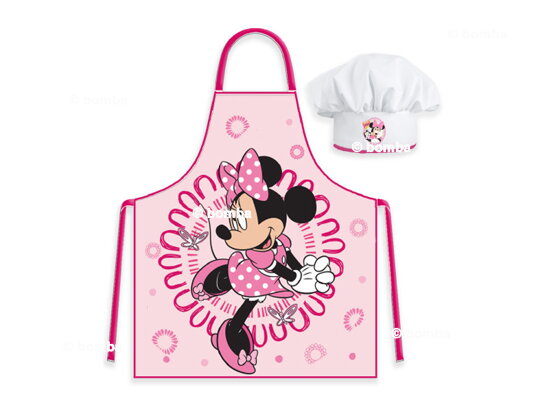 Fartuch dziecięcy z czapką Minnie Mouse Butterfly