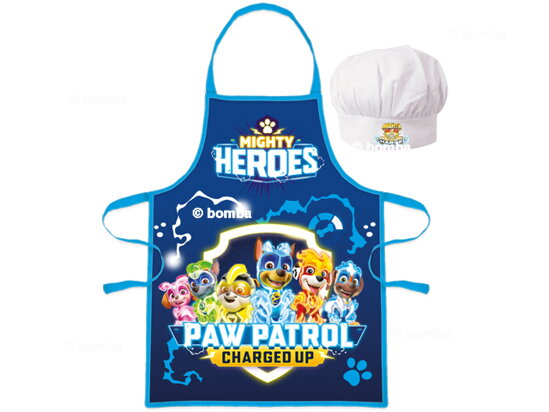 Fartuch dziecięcy z czapką Psi Patrol Heroes